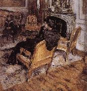 Edouard Vuillard Gold chair painting